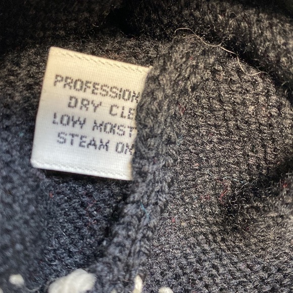 Fair Isle Stowe Woolens Vermont 100% Wool Vintage 1980’s Made In USA - Picture 11 of 11